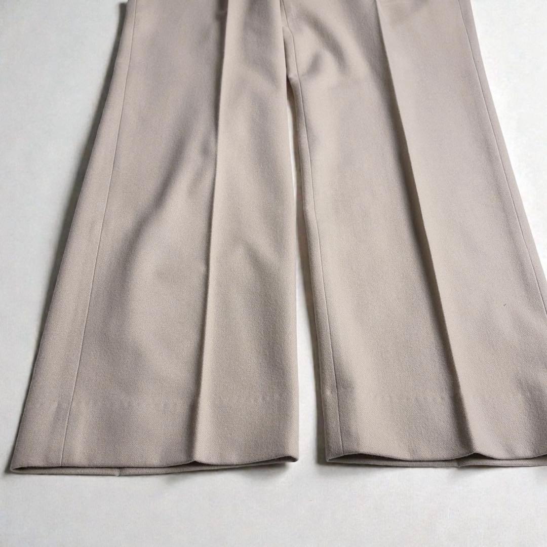 オーラリー ビーバーメルトンパンツ 4 キャメル ウール スラックス A7A