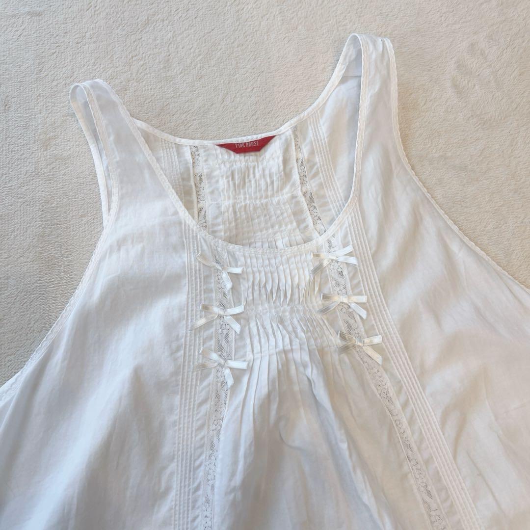 最終値下げ　ピンクハウス　すずらん刺繍ダブリエ