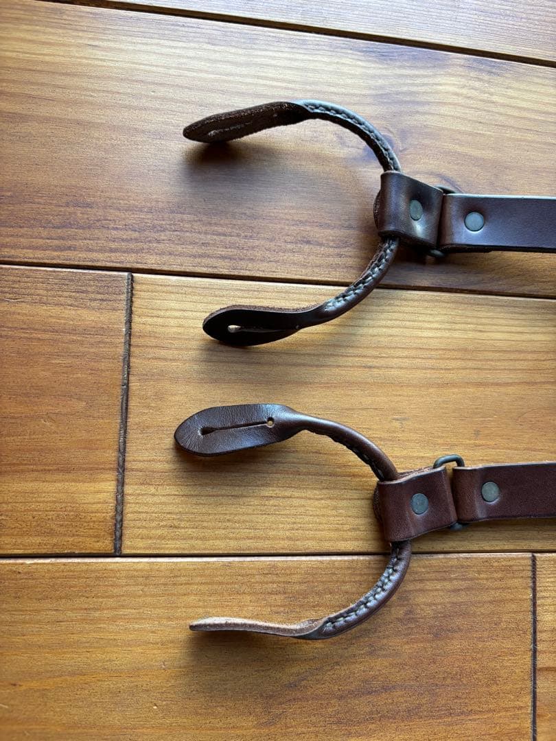 ギャングスタービル　サスペンダー　レザー