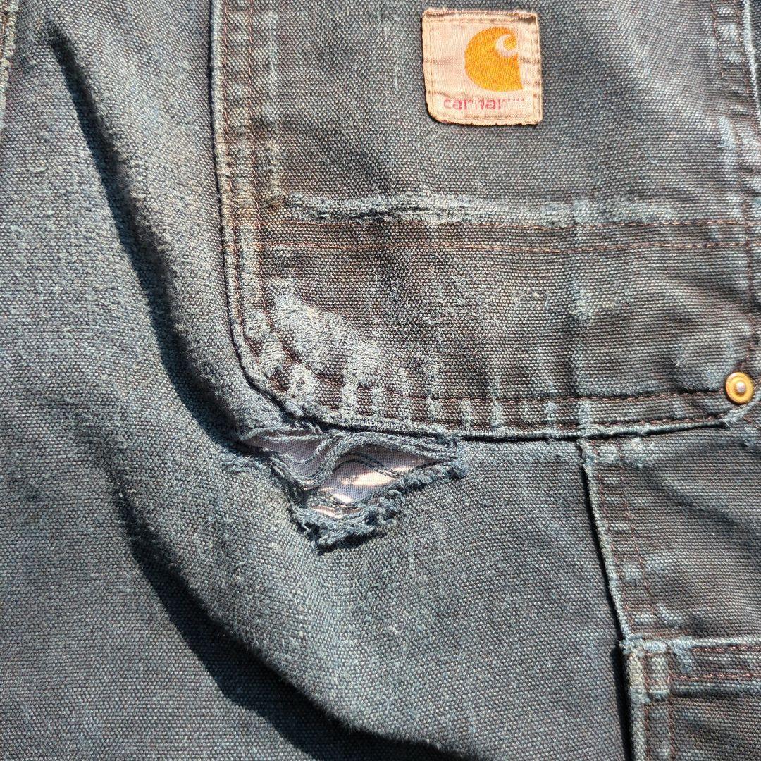 No.304　カーハート　ダブルニー　30×30 ボロ　雰囲気抜群　USA製
