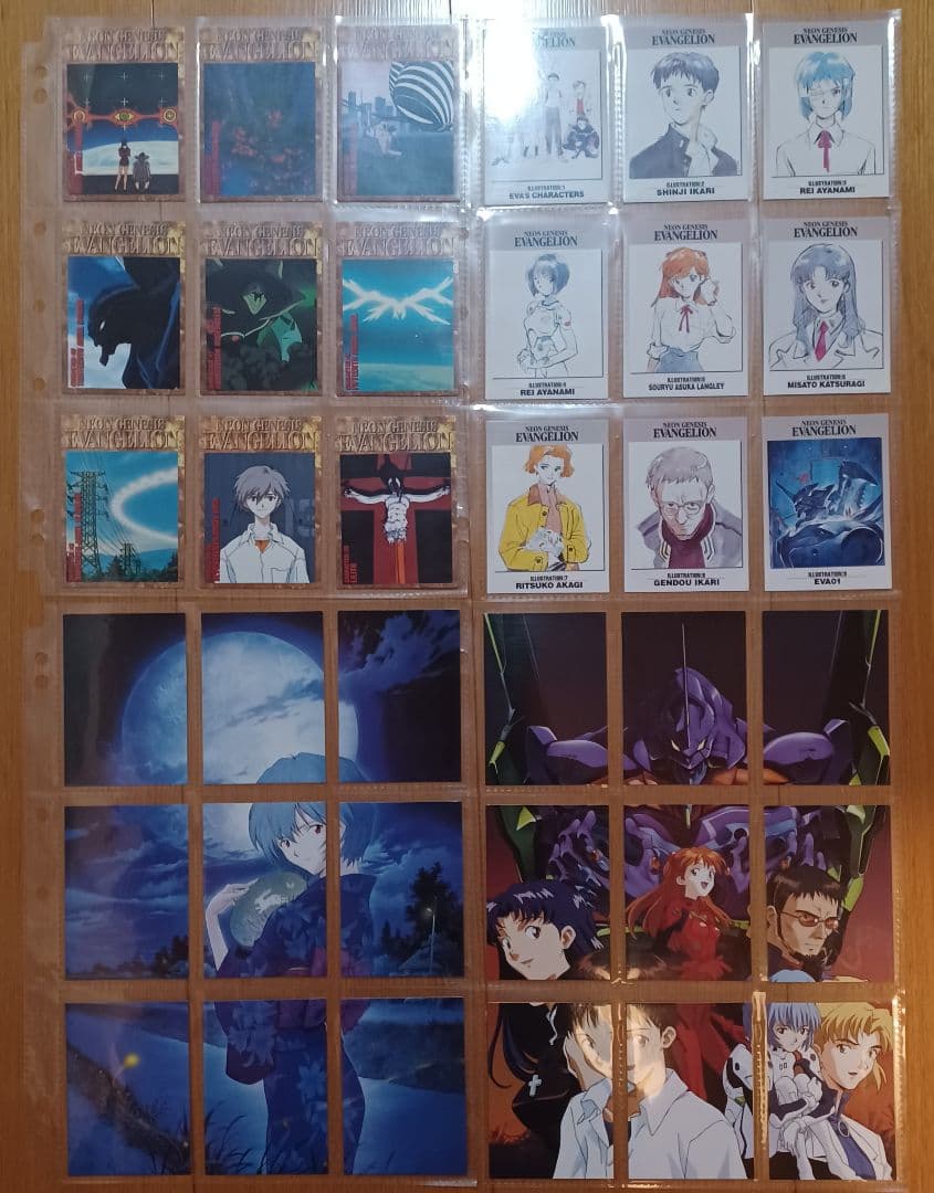 ほぼ 初版フルコンプ エヴァンゲリオン カードダスマスターズ 第壱集 バインダー