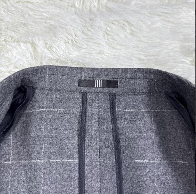 【イタリア生地】美品 スーツセレクト カノニコ スーツ ウィンドーペン AB7