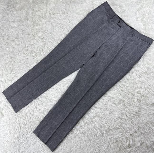 【イタリア生地】美品 スーツセレクト カノニコ スーツ ウィンドーペン AB7