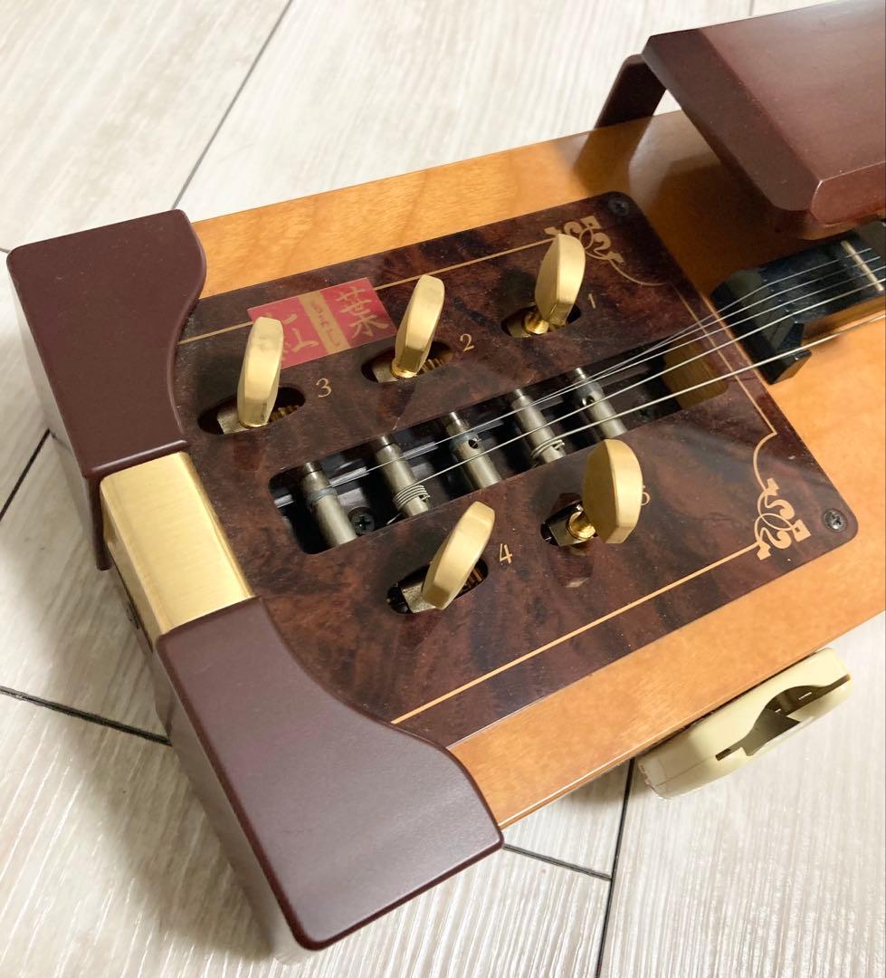 美品！電気大正琴 スズキ 紅葉 ハードケース・付属品セット