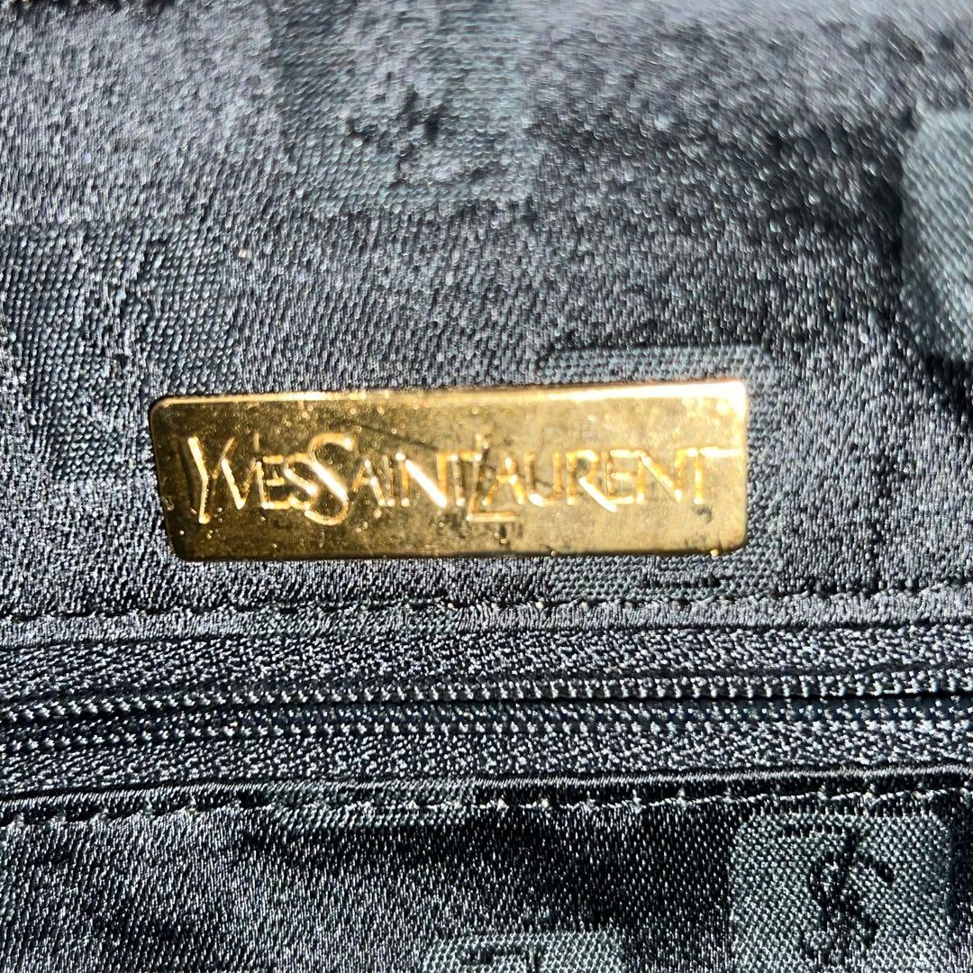 未使用 イヴ・サンローラン 円筒形ハンドバッグ ヴィンテージ