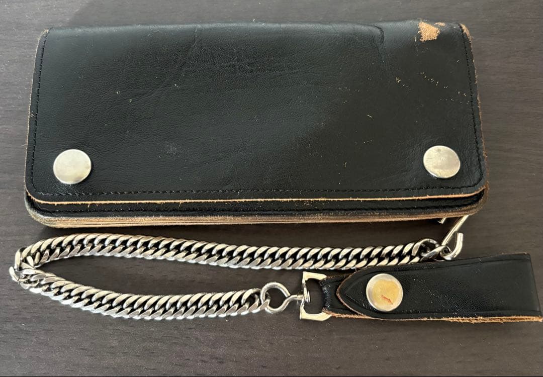 ホースハイド トラッカーウォレット 茶芯 山田蓮