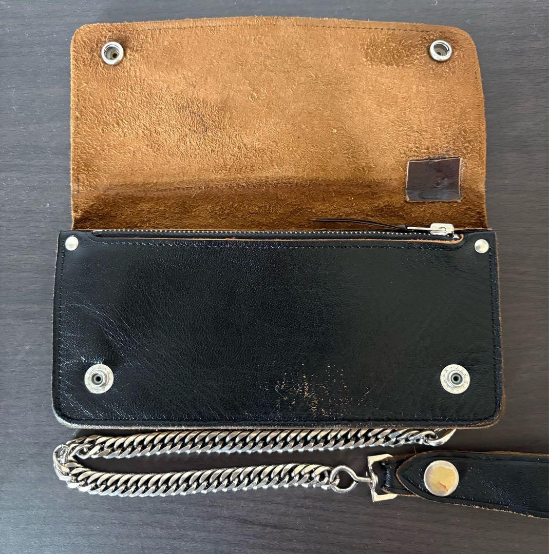 ホースハイド トラッカーウォレット 茶芯 山田蓮