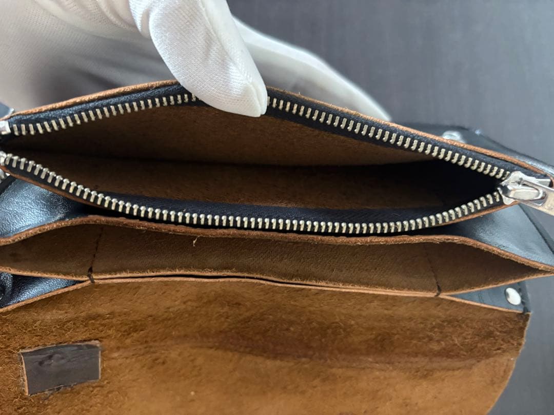 ホースハイド トラッカーウォレット 茶芯 山田蓮