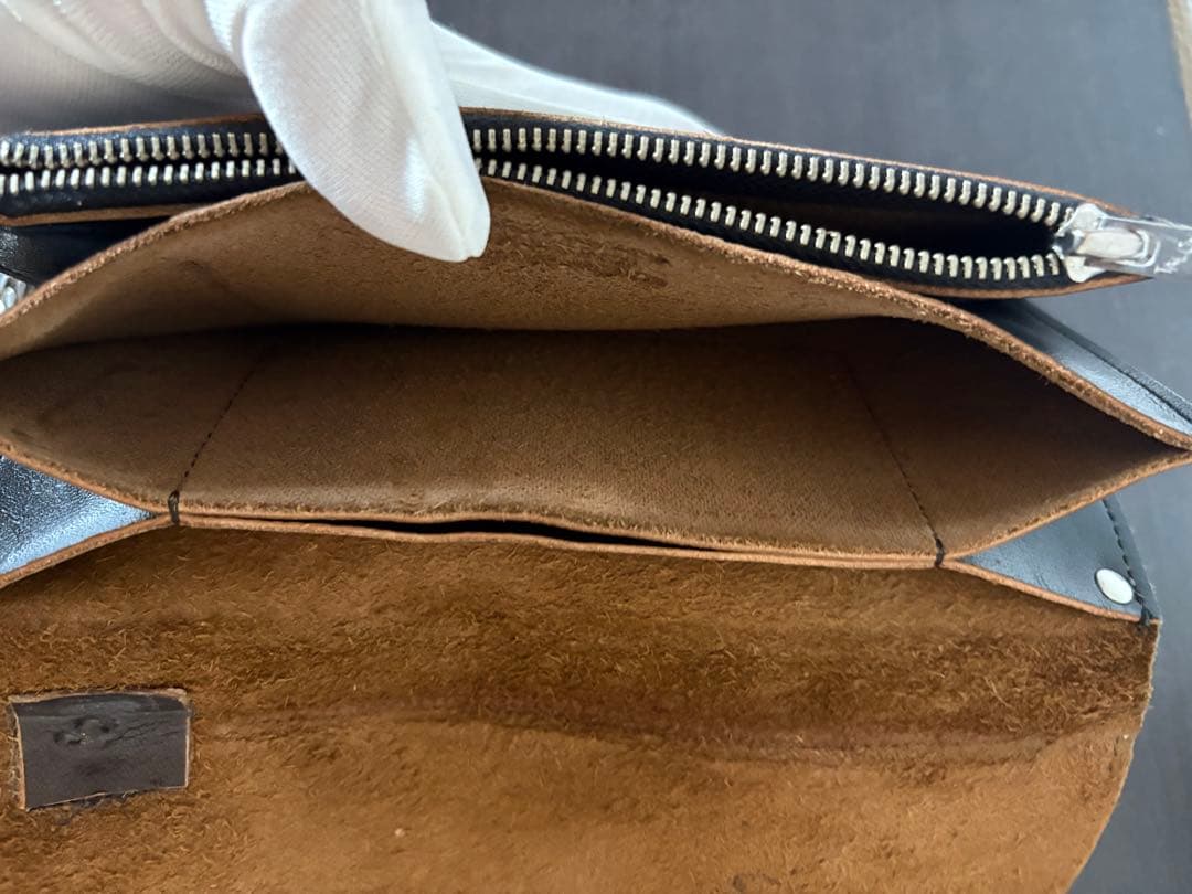 ホースハイド トラッカーウォレット 茶芯 山田蓮