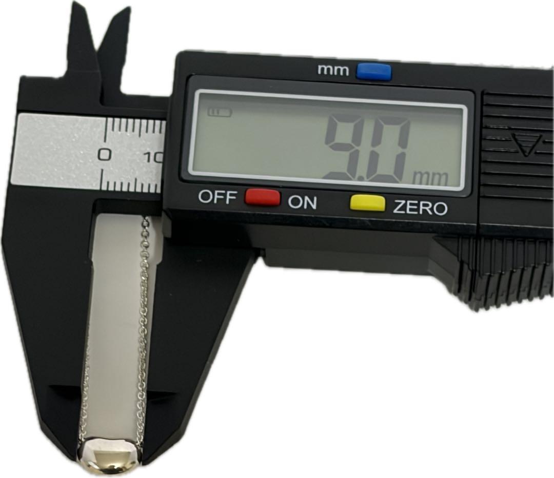 【美品】Tiffany&Co. ティファニー 925 ビーン シルバーネックレス