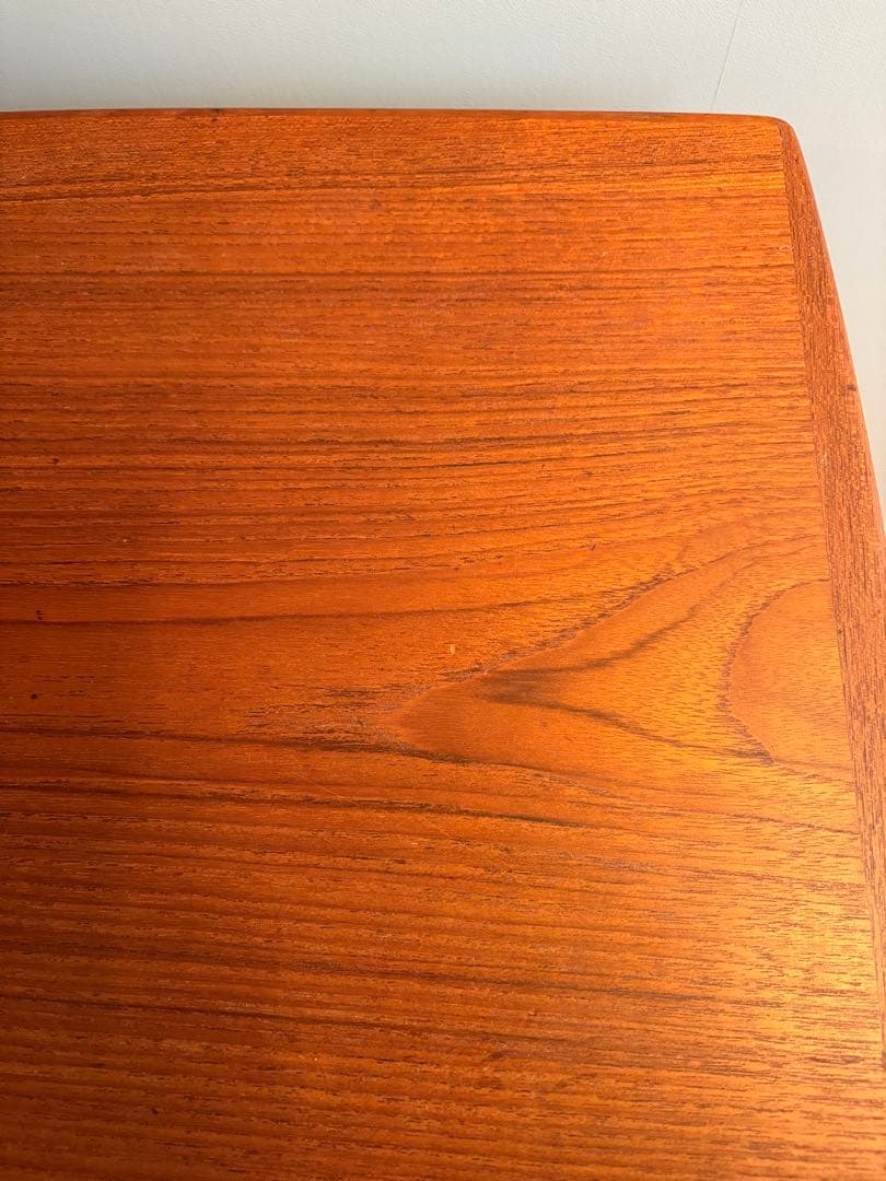 北欧ヴィンテージ　コーヒーテーブル　チーク　ラタン