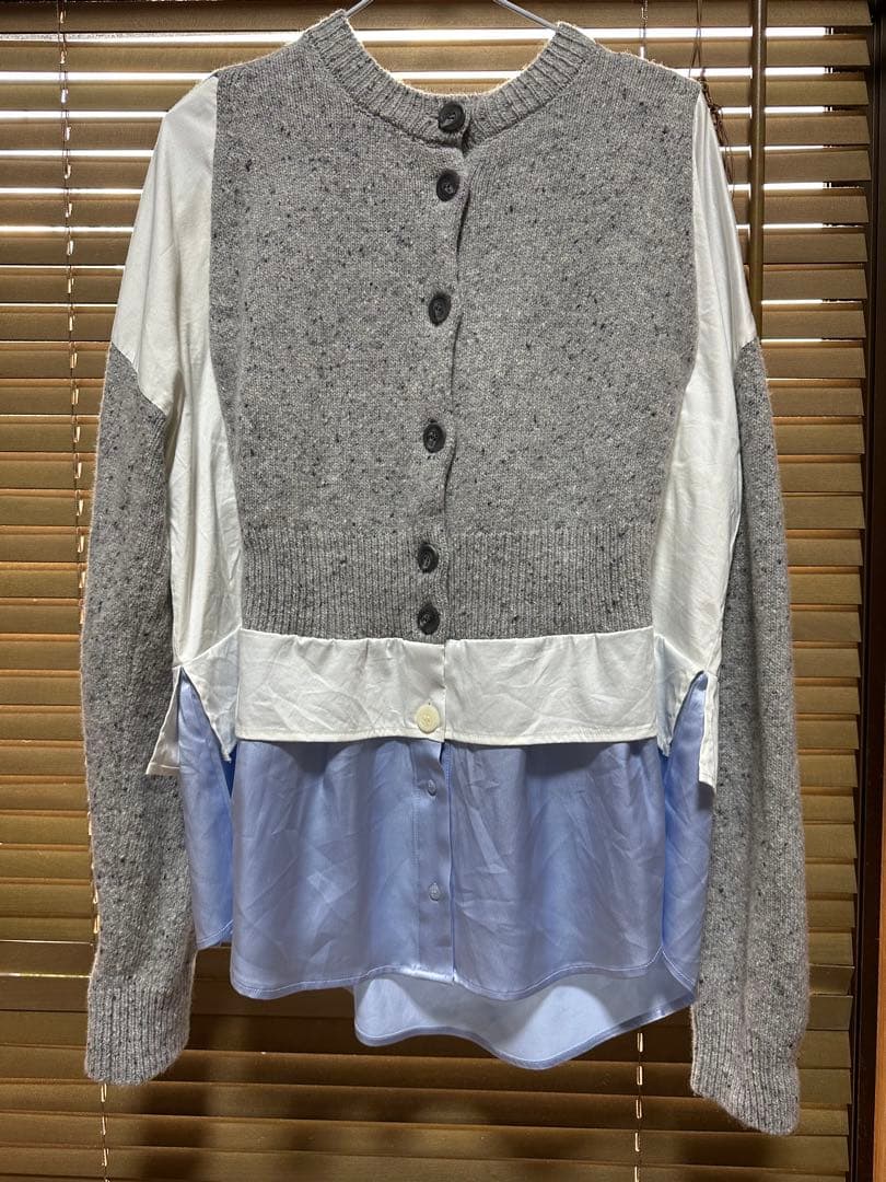 エンフォルド ENFOLD レイヤードカーディガン