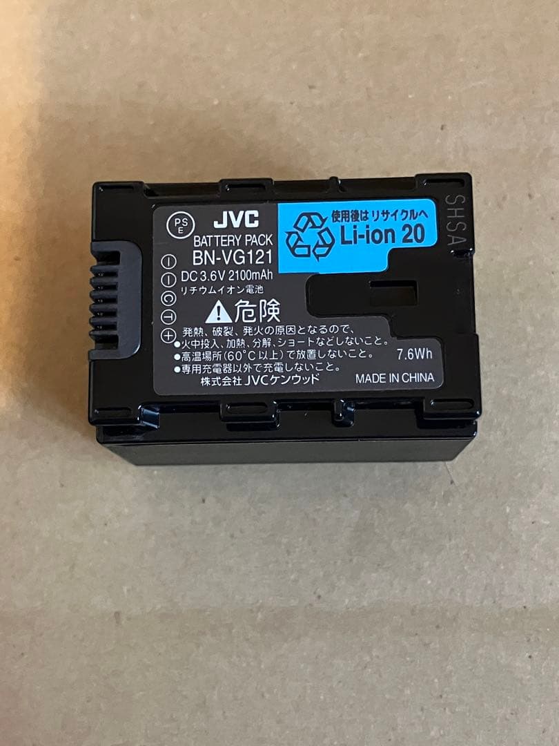 JVC ビデオカメラ Everio GZ-E265 SDカード、予備バッテリー付