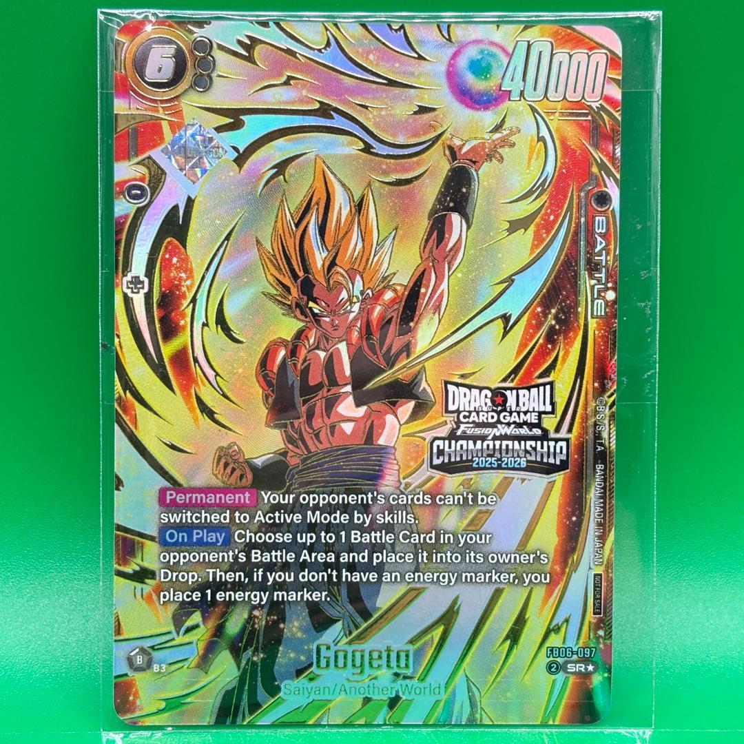 ドラゴンボール 海外 ゴジータ プロモ チャンピオンシップ パラレル 英語