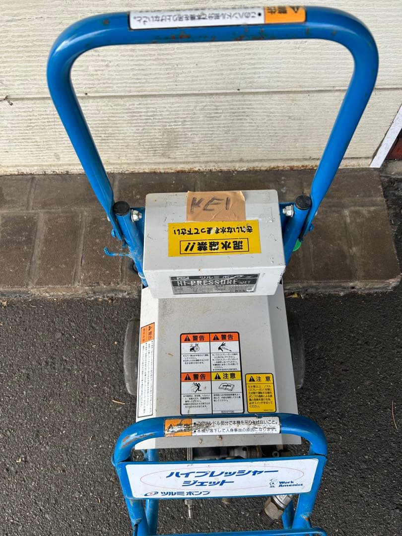 KE1★ツルミポンプ　HPJ-140-1 高圧洗浄機 60Hz セット