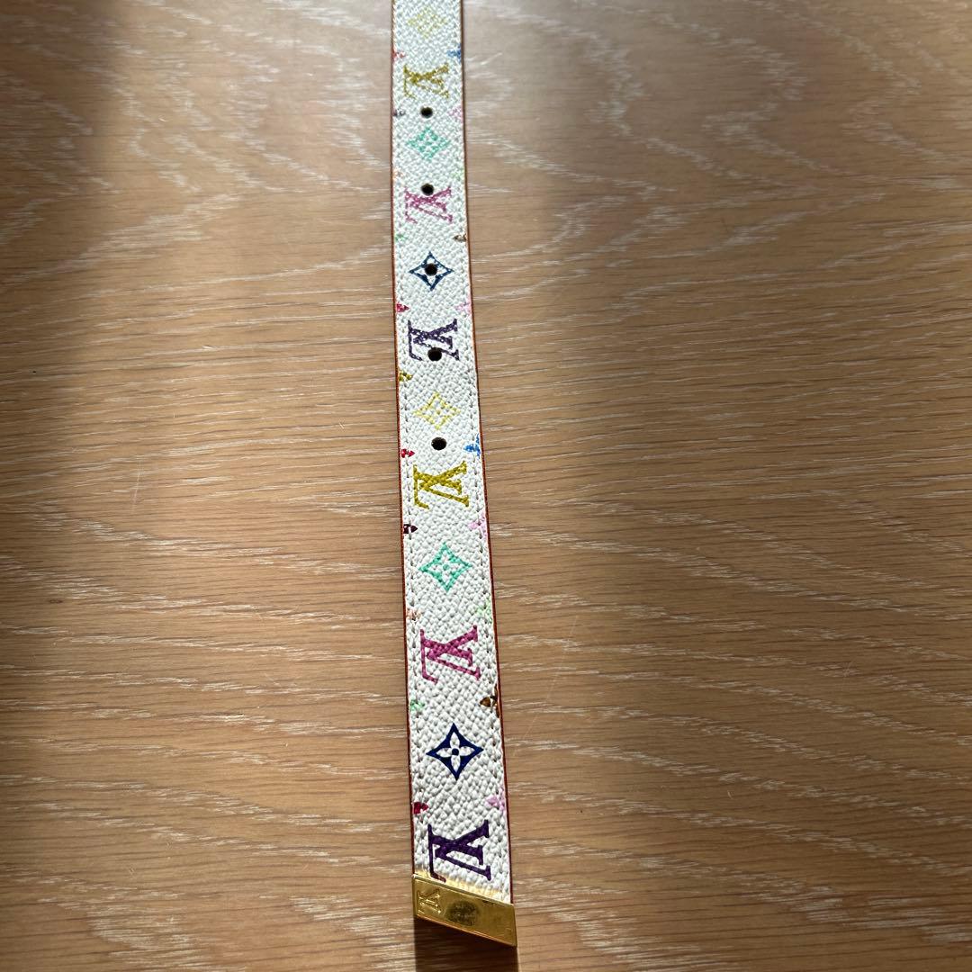 LOUIS VUITTON ルイヴィトン モノグラム マルチカラー ベルト 32