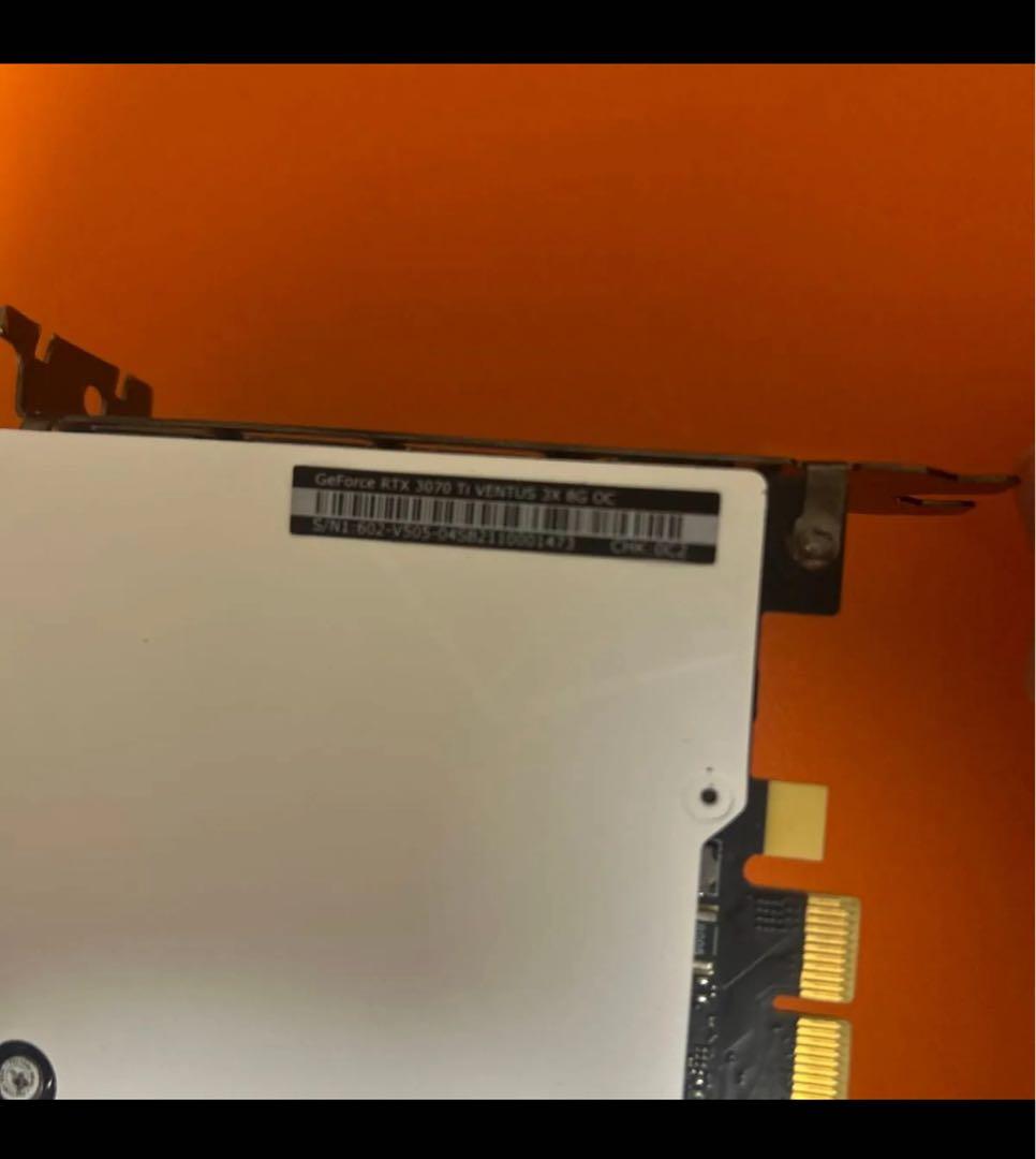 GeForce RTX 3070 Ti VENTUS 3X ジャンク　塗装品
