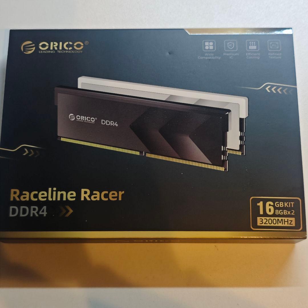 orico DDR4 16GBメモリ3200MHz 8GB2枚