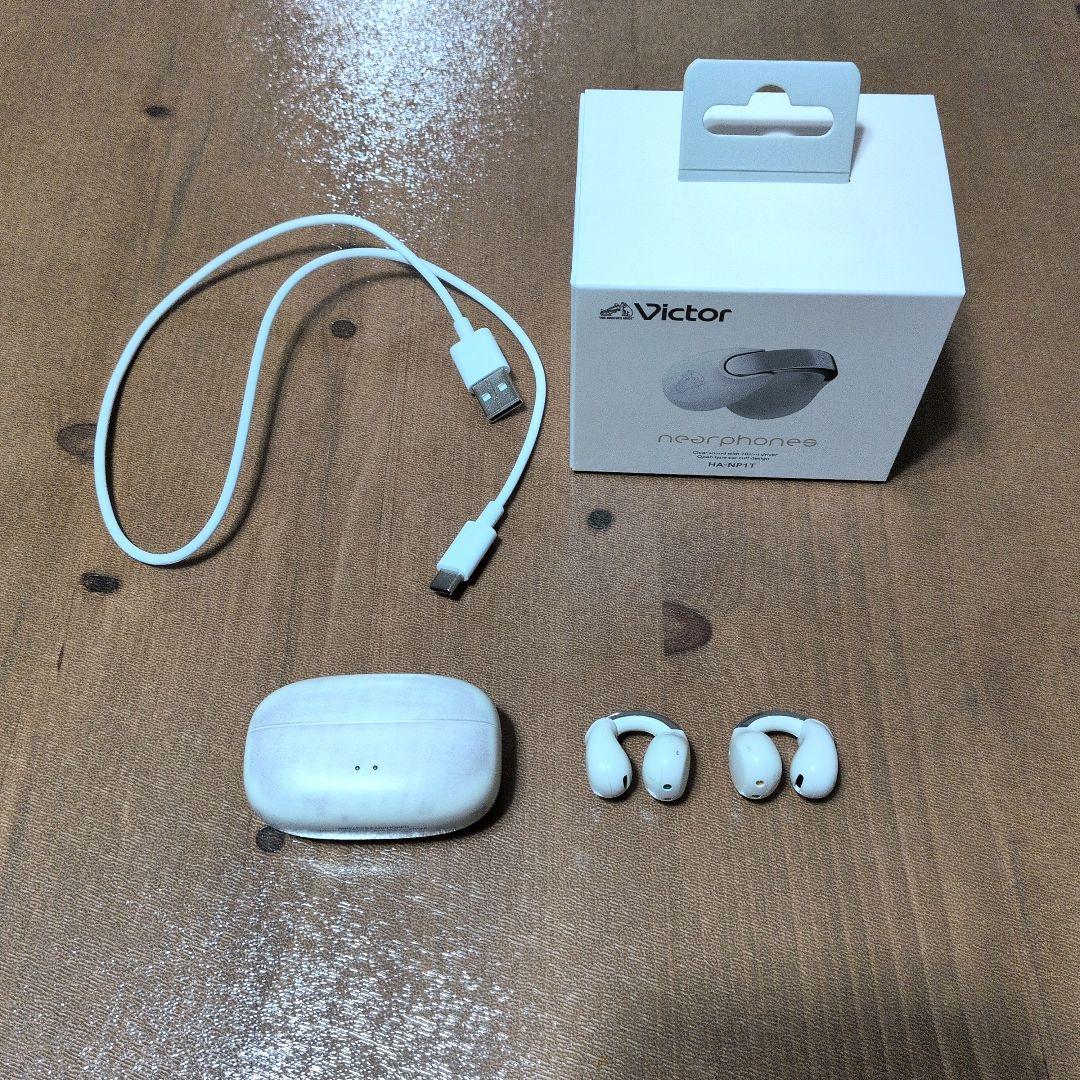 JVCケンウッド Victor HA-NP1T-W ワイヤレスイヤホン