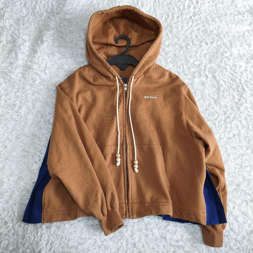 NON TOKYO ノントーキョー バックプリーツ スウェット パーカー