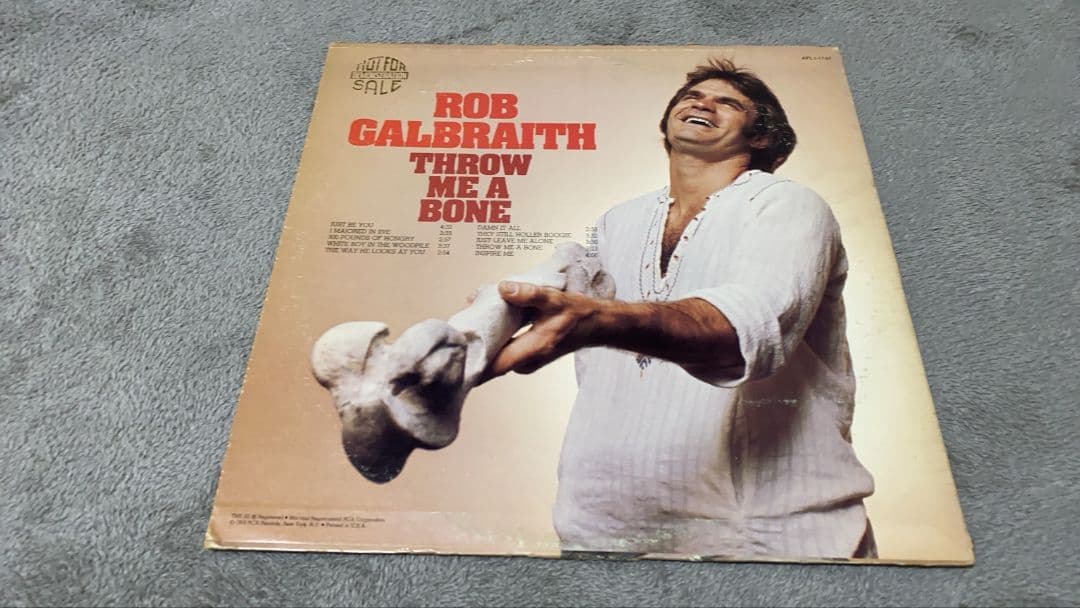 【LPレコード】Rob Galbraith - Throw Me A Bone