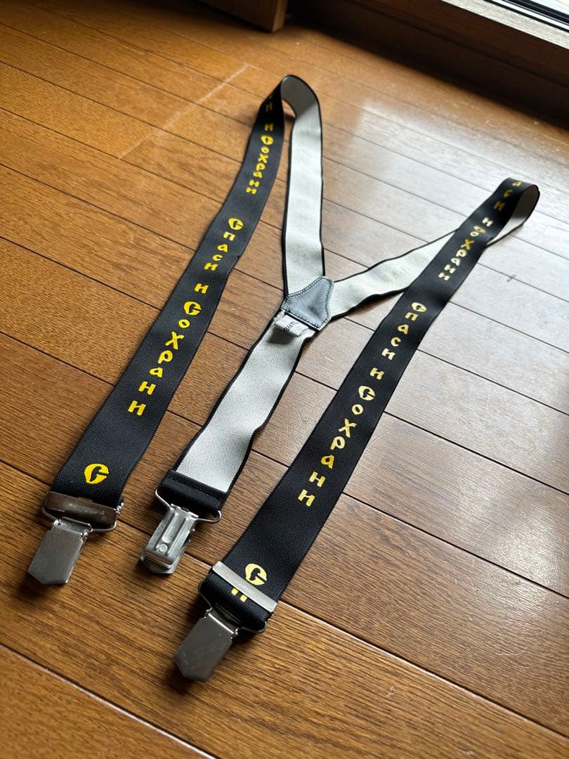 初期 ゴーシャ・ラブチンスキー サスペンダー 黒