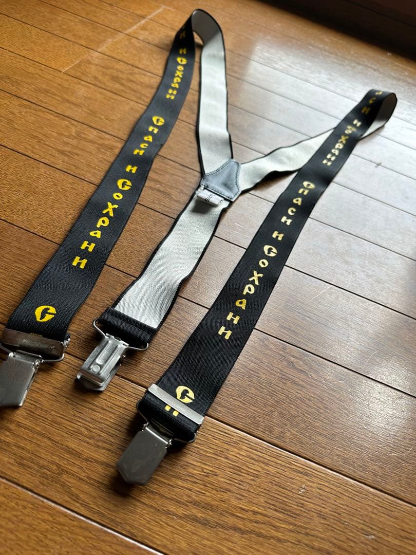 初期 ゴーシャ・ラブチンスキー サスペンダー 黒