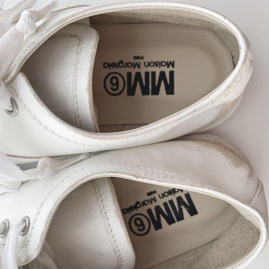 【新品】MM6 MaisonMargiela マルジェラ ホワイト シューズ