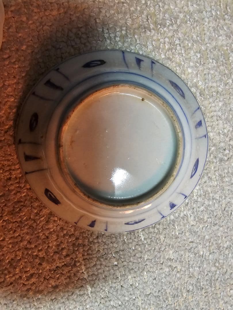 値下げ限界‼️早い者勝ち 新渡品 江戸後期から明治初 芙蓉 花鳥文 9客セット