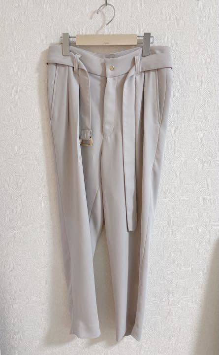 CULLNI STUDIOUS別注 BELTED SLACKS