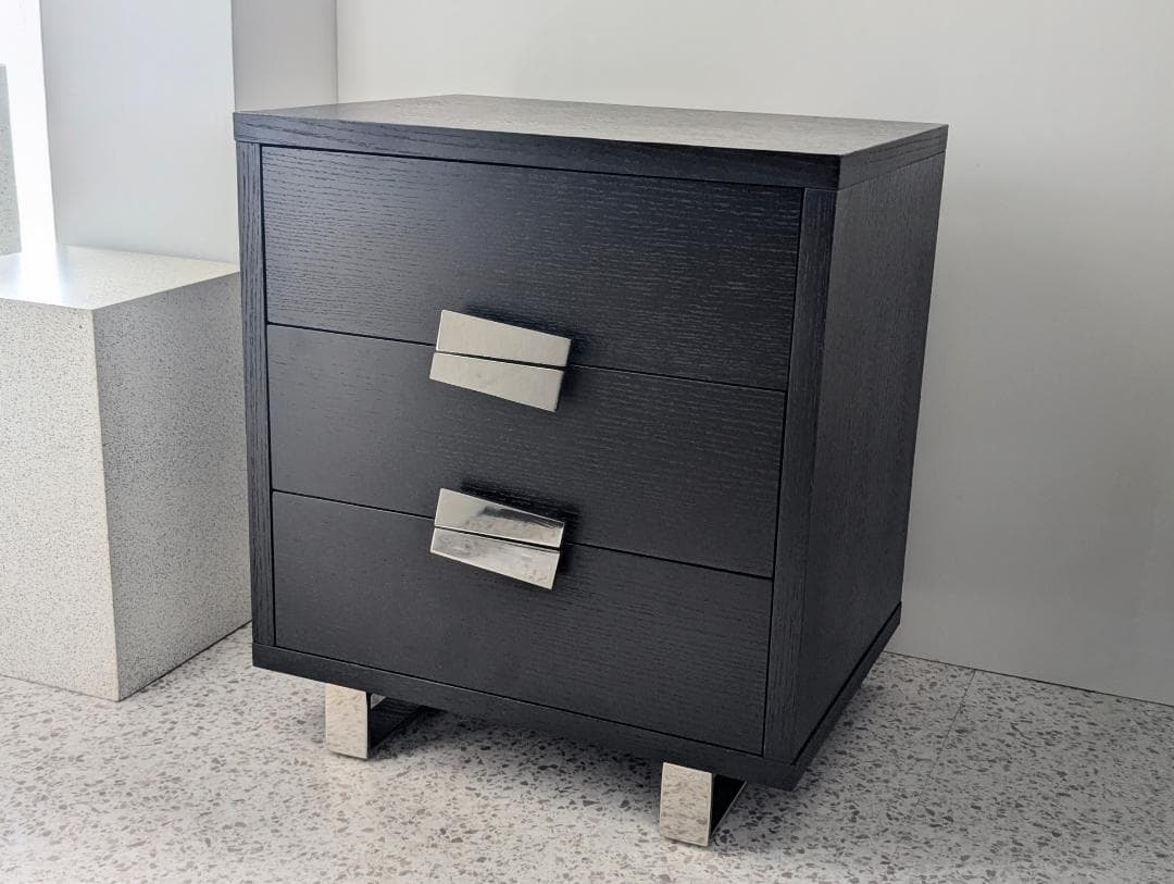 廃盤品 アルモニア メタルハンドル チェスト 引き出し(大) ポストモダン 北欧