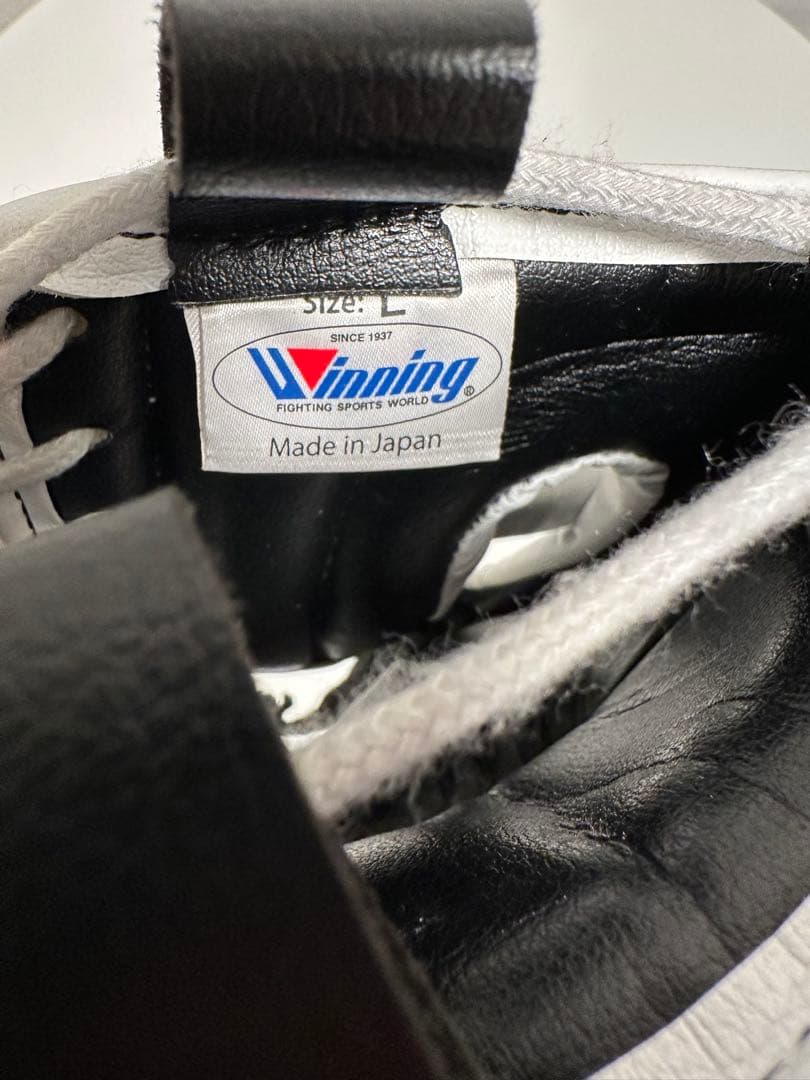 【美品】Winning ヘッドギア ホワイト L