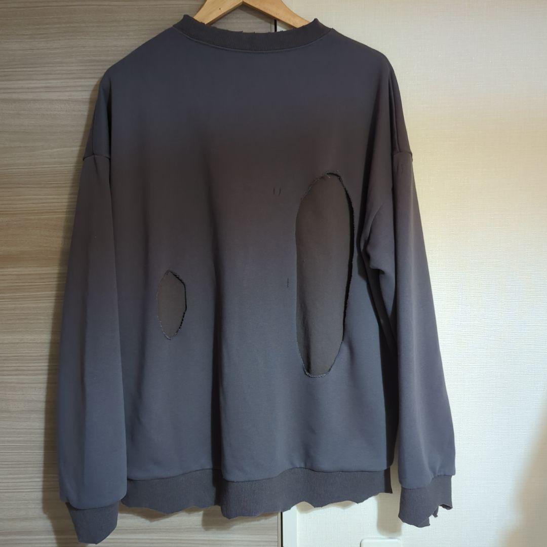 【MB】ハイエンドヴィンテージスウェット　M　ダメージ　加工