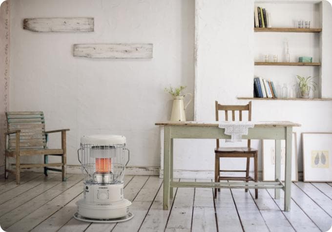 コロナ(CORONA) 小型対流形石油ストーブ SZ-32-W(ホワイト)