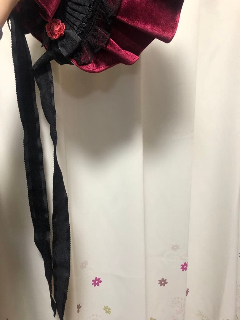 （中古現状お渡し品）星箱Worksのローゼンメイデンコラボワンピとボンネット