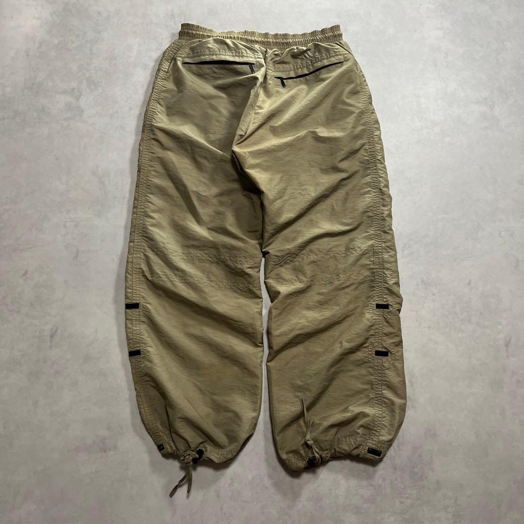 00s old adidas ナイロン テック カーゴパンツ アクションプリーツ