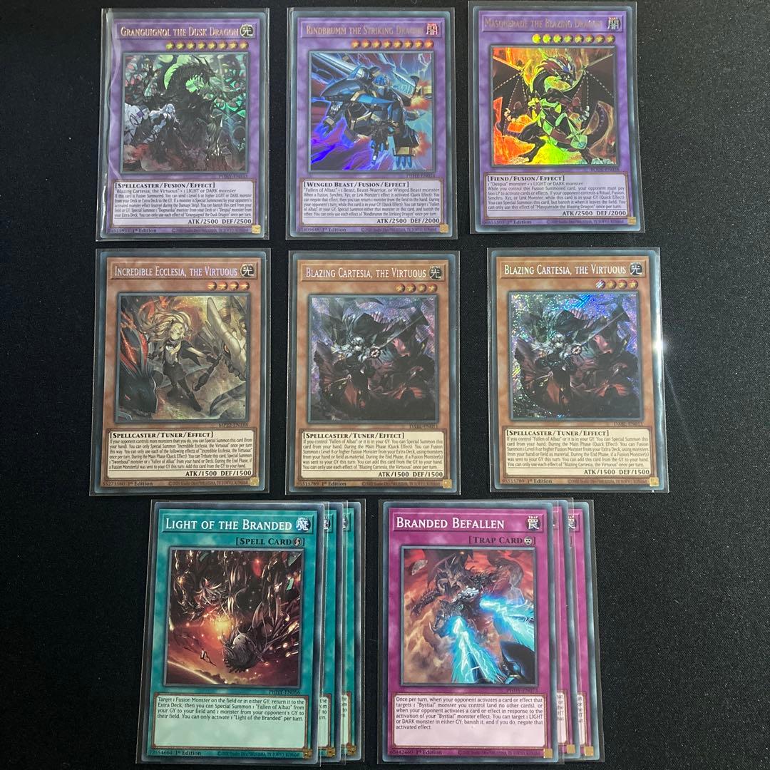 遊戯王 EU版 1st デスピア 烙印 デッキパーツ 49種 137枚