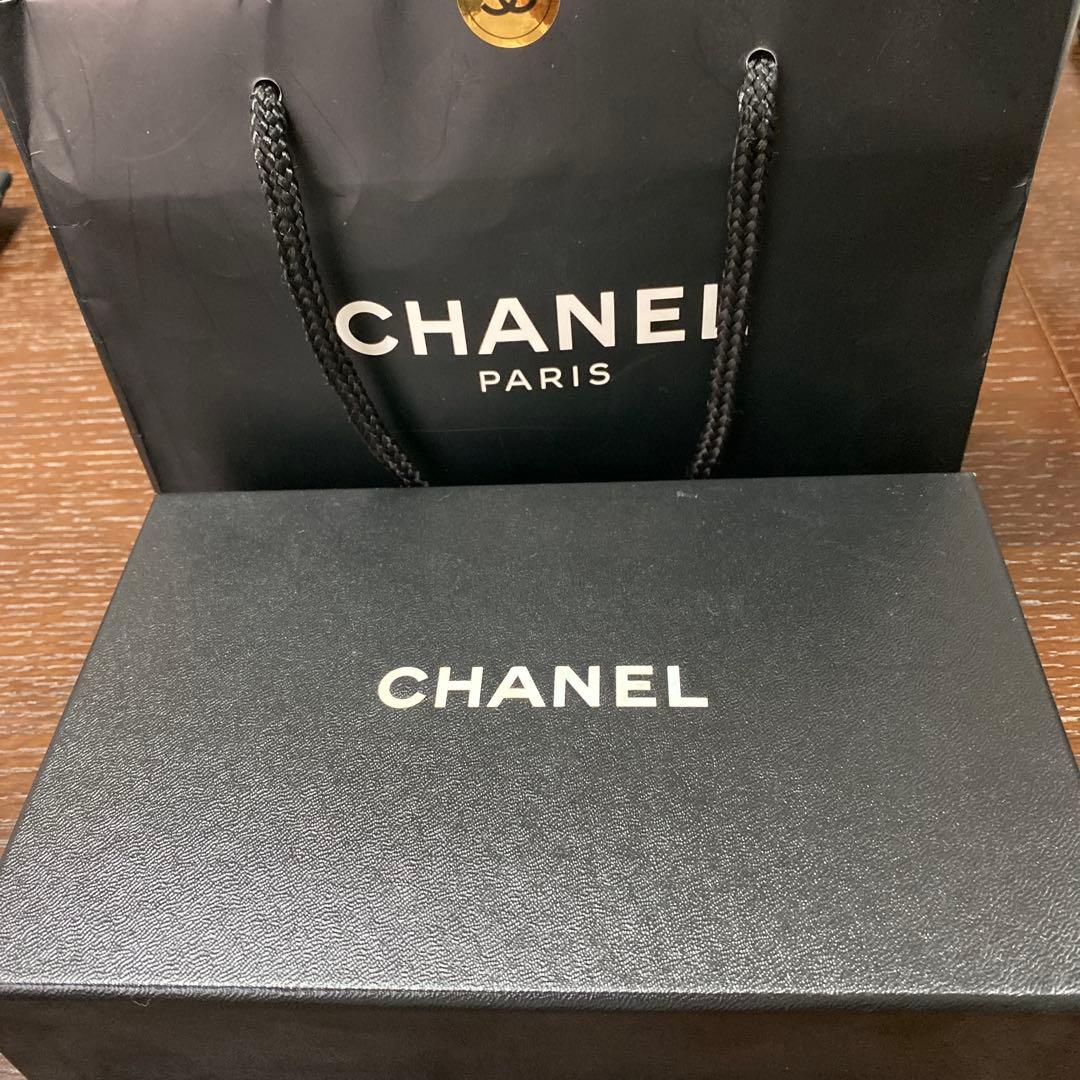 CHANEL ピンク レザー 長財布