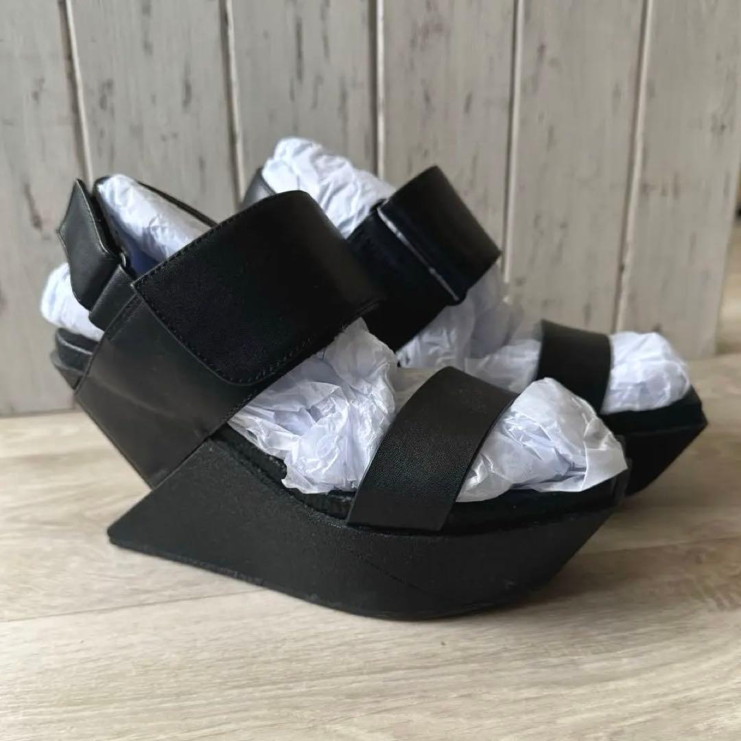 UNITED NUDE　Delta Wedge Sandal　黒 37