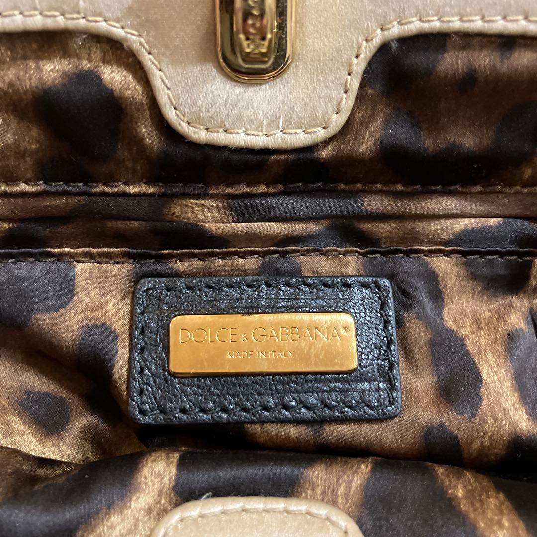 美品⭐︎ドルチェ＆ガッバーナ 2WAY レース チェーンバッグ レオパード柄