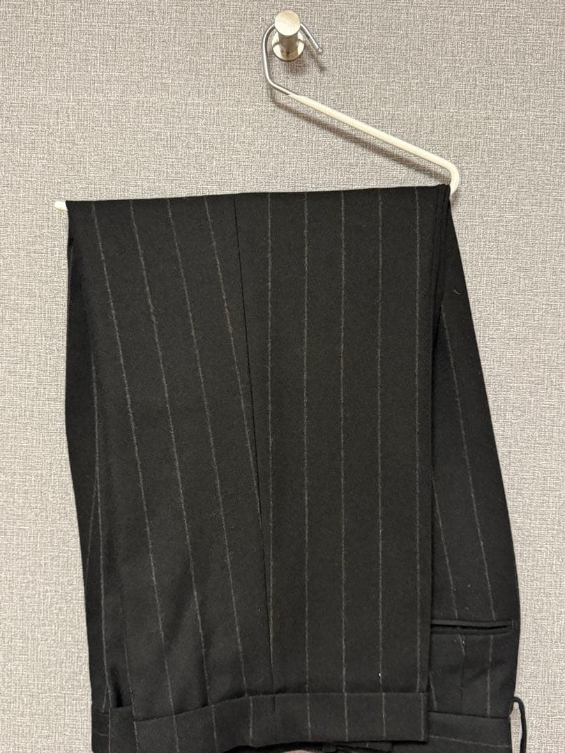 WACKO MARIA DOUBLE PLEATED TROUSERS ブラック