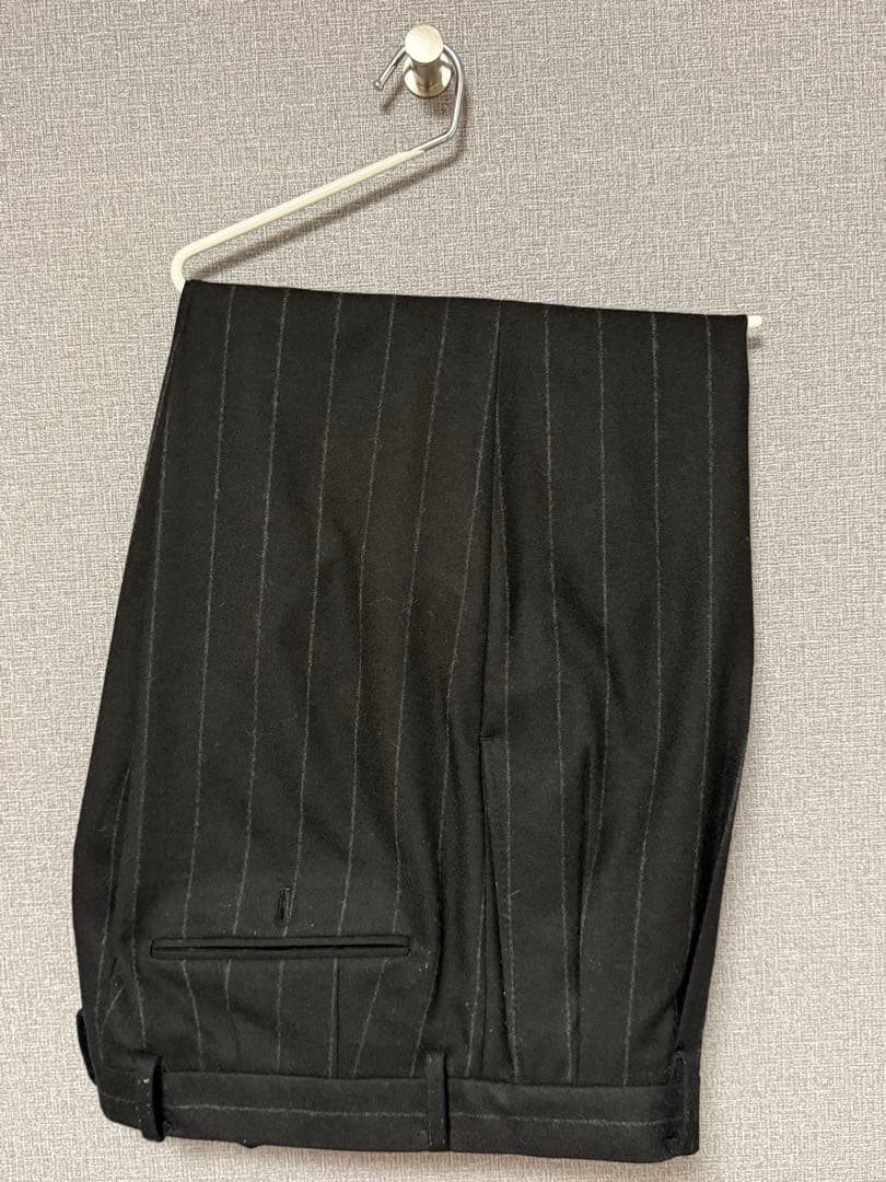 WACKO MARIA DOUBLE PLEATED TROUSERS ブラック