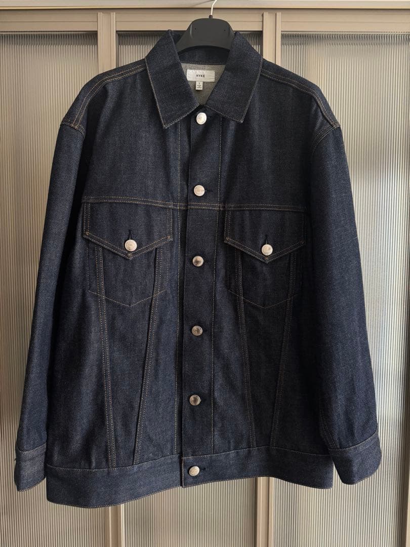 HYKE デニム ジャケット サイズ1 BIG FIT