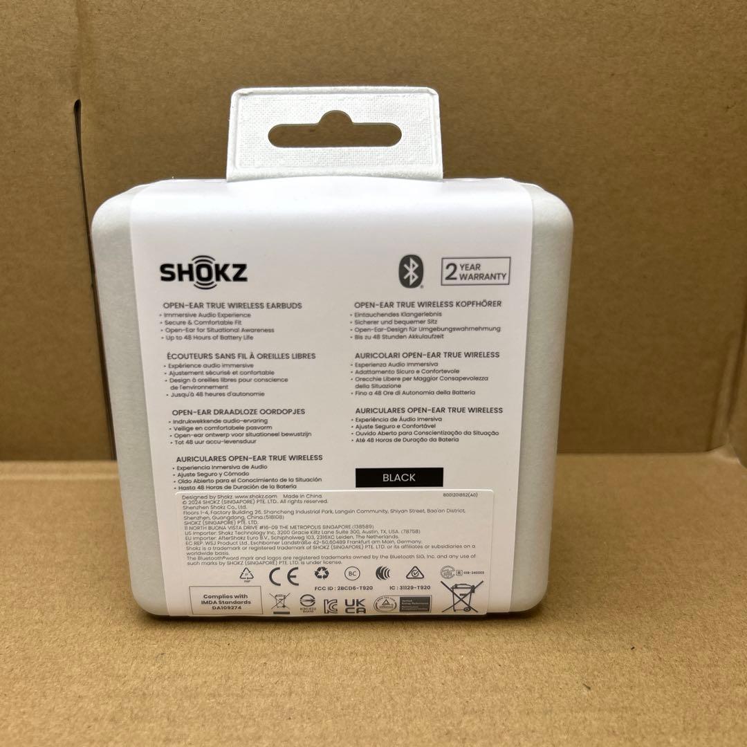 Shokz OpenFit 2 オープンイヤーヘッドホン 完全ワイヤレスイヤホン