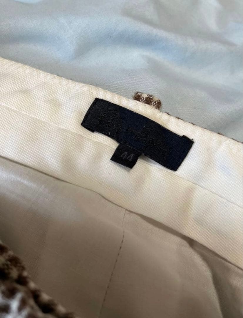 Omar Afridi 22SS チェック柄 ワイドパンツ スラックス