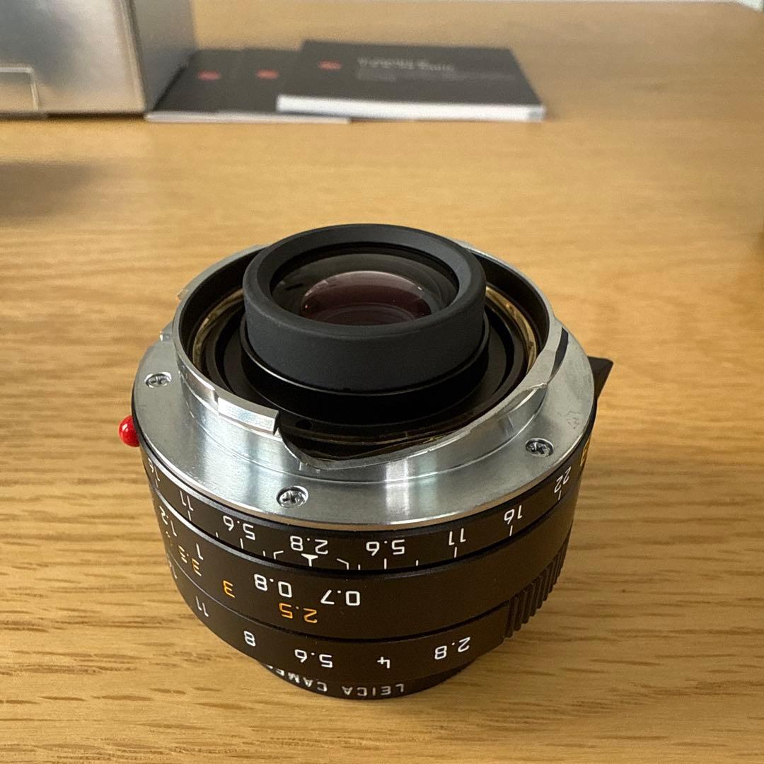超美品 ライカ エルマリートM28mmF2.8ASPH ブラック