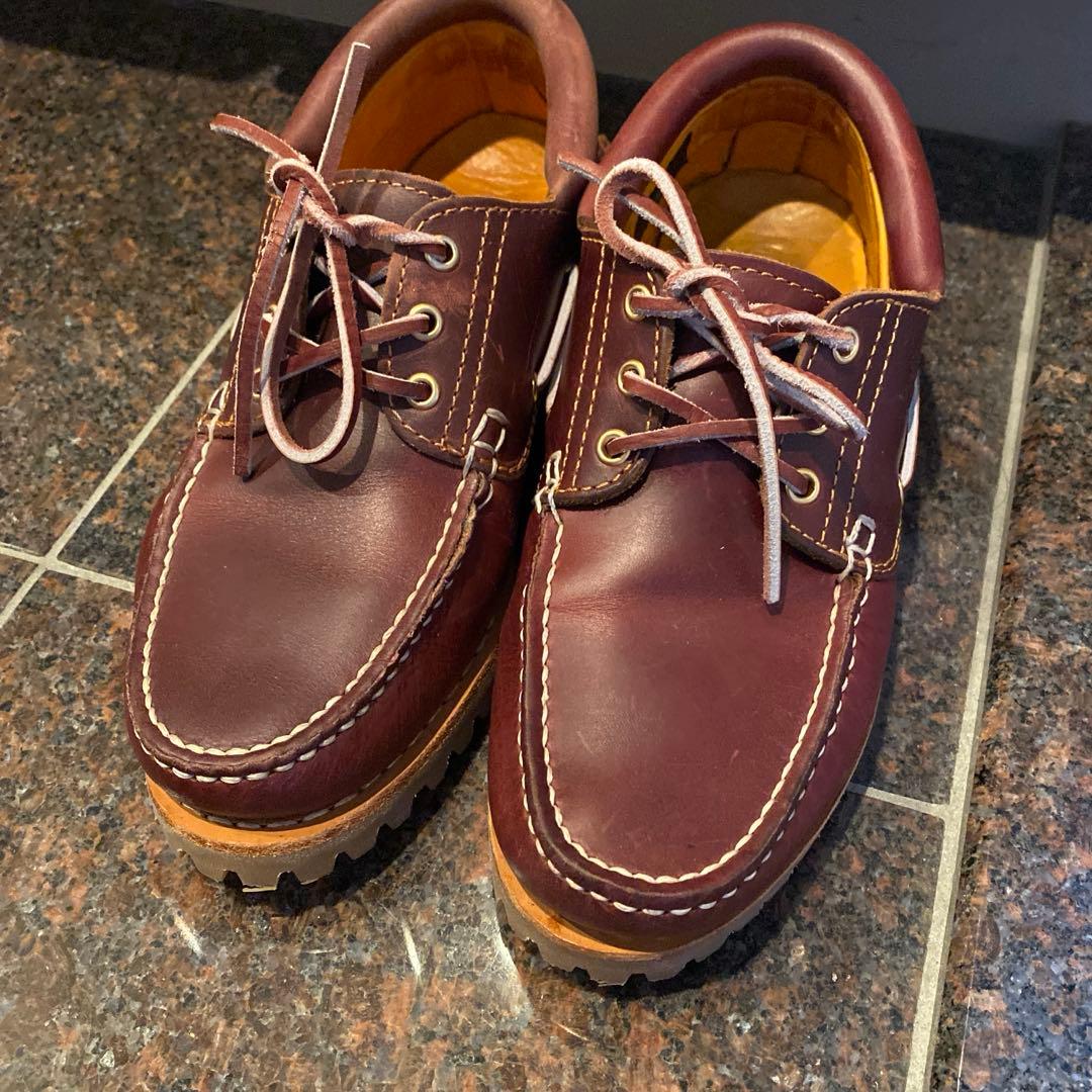 ティンバーランド　3eye バーガンディus8 箱付き