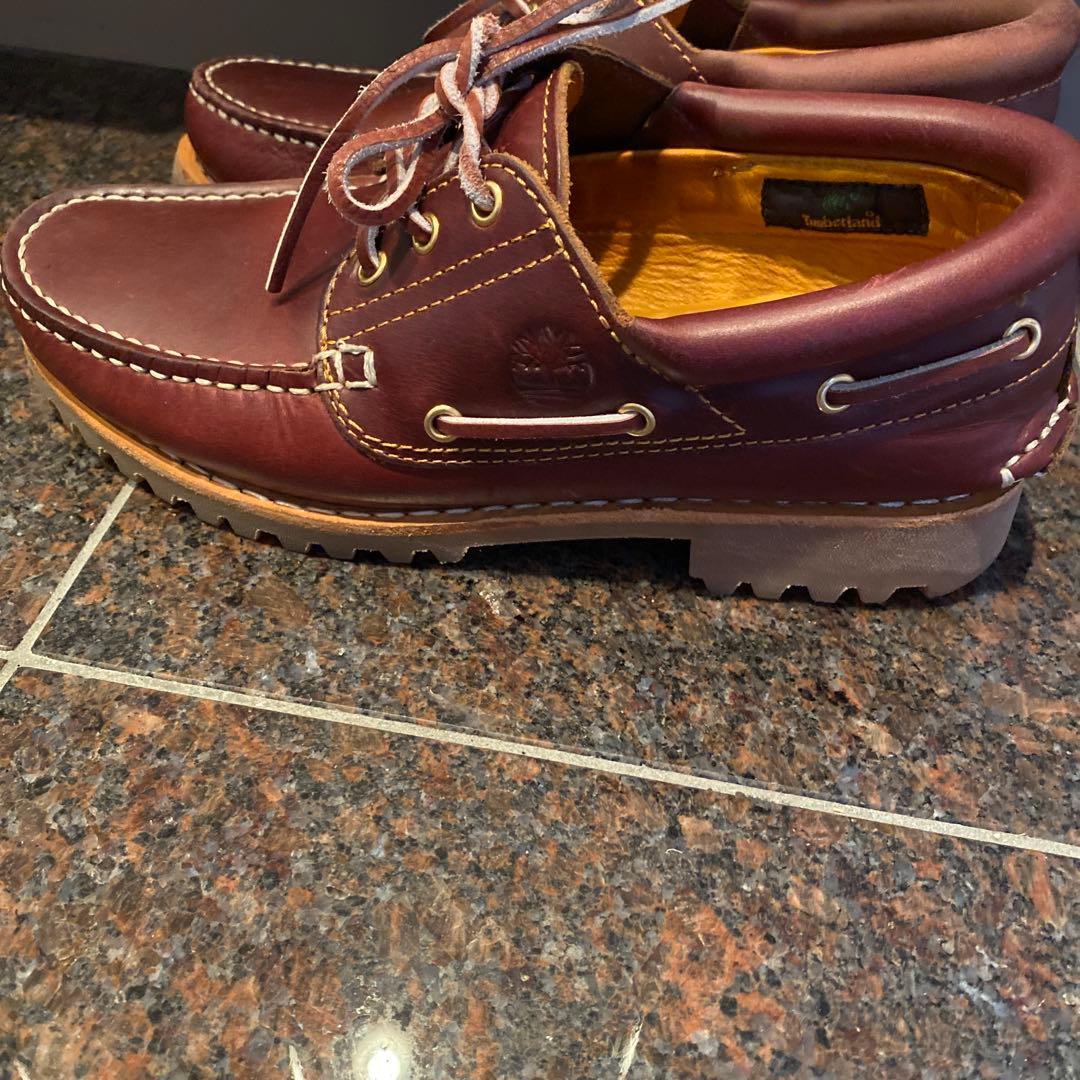 ティンバーランド　3eye バーガンディus8 箱付き