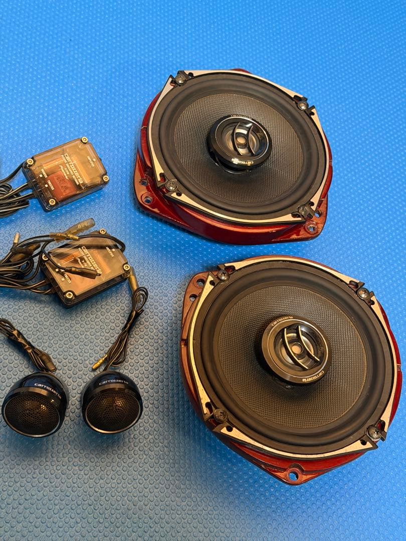 カロッツェリア スピーカー TS-J1710A クロスオーバー、バッフル付き