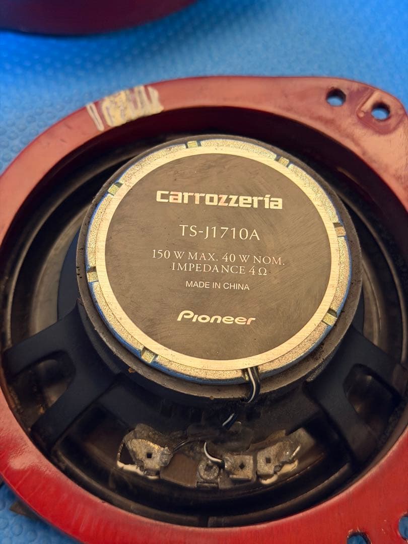 カロッツェリア スピーカー TS-J1710A クロスオーバー、バッフル付き